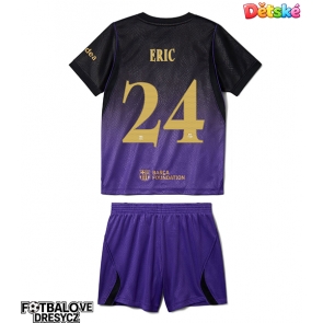 Barcelona Eric Garcia #24 Dětské Venkovní dres komplet 2026-27 Krátký Rukáv (+ trenýrky)
